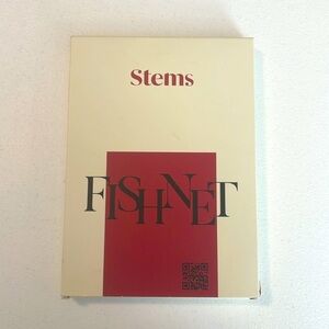 NWT Stems "Caught Up" Black Fishnet Size 3 Regular M/L NWT